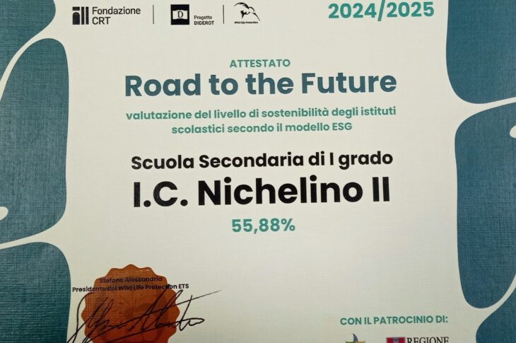 Road to the future_attestato